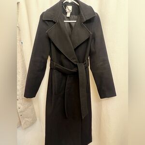 H&M Classic Black Trench Coat
